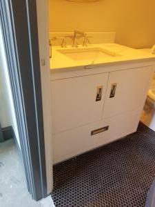 Basement vanity