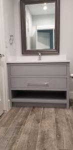 Basement vanity