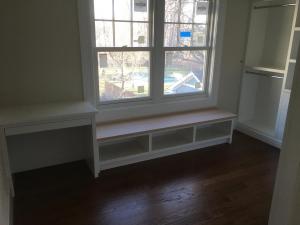 Her Closet Bench and Makeup Desk