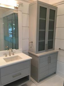 Master Bath, Linen Cabinet